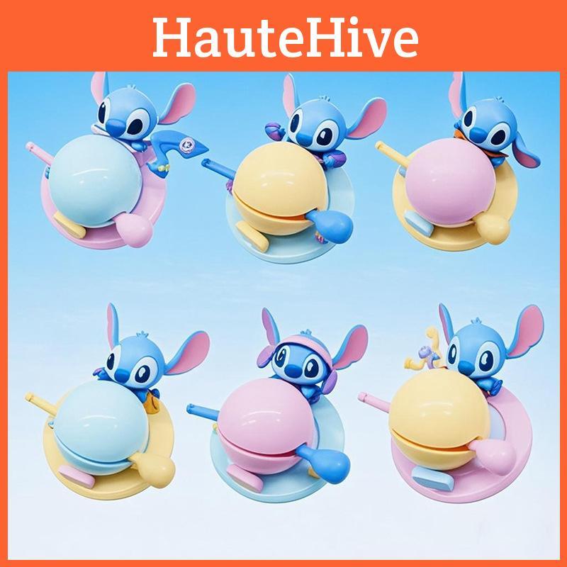 Cartoon Originality Stitch Wooden Fish Plastics Model Ornament Phone Holder