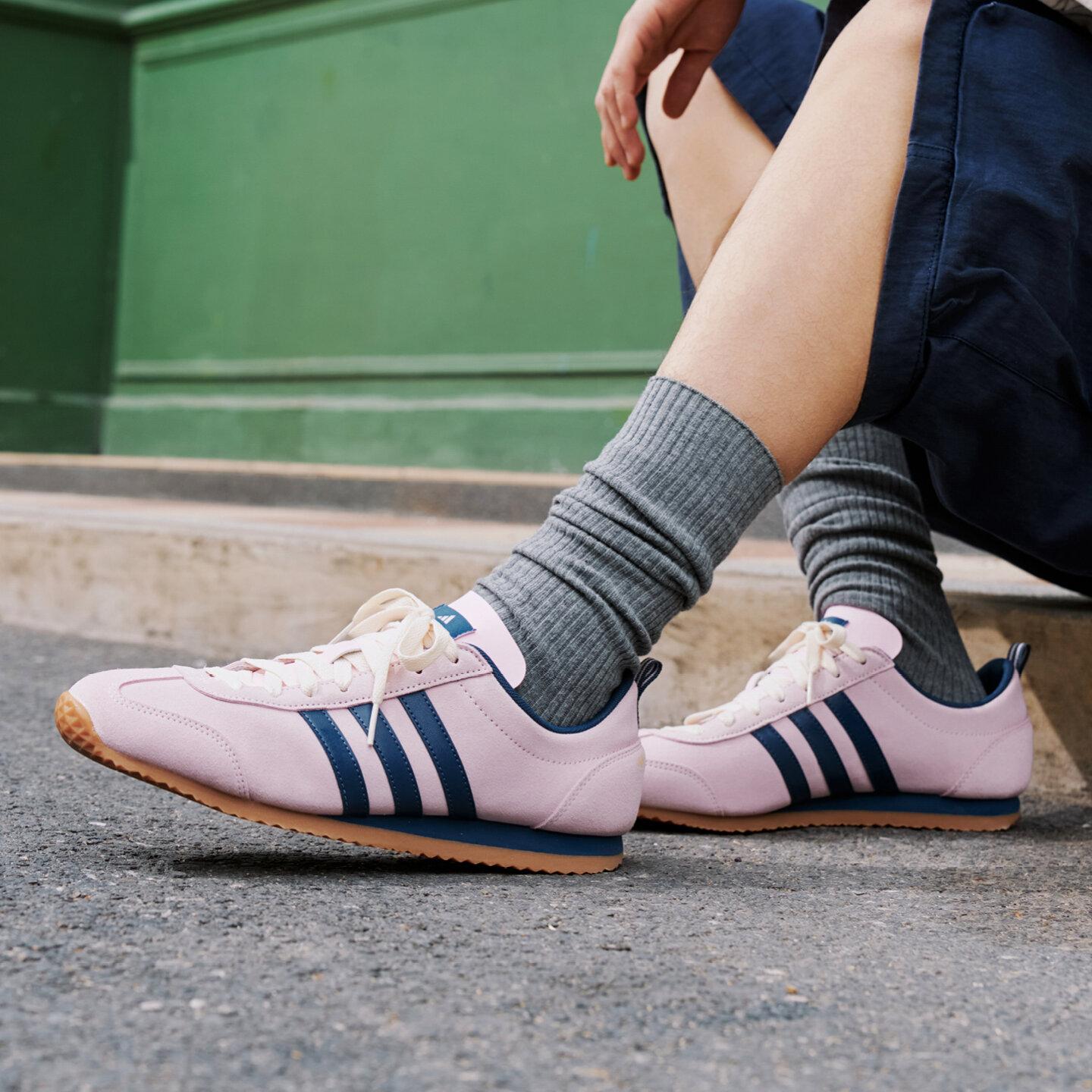 adidas VS Jog 2.0 Clear Pink Navy Gum 41