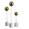 Minimalist Balloon Art Sculpture, Natural Marble Base, Tabletop Ornaments, Metal Balloon Sculpture, Room Aesthetic Decoration