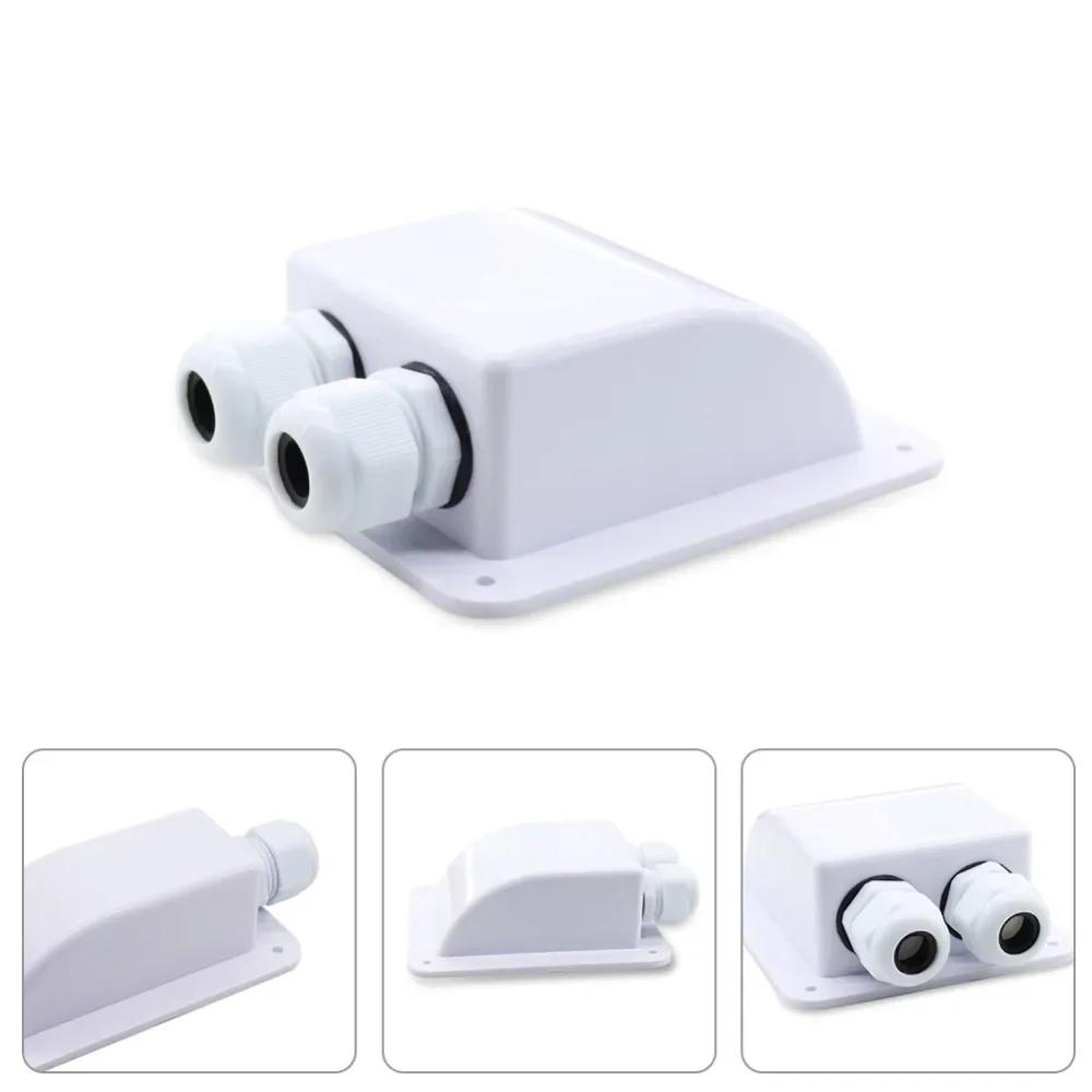 Caravan Solar Car Junction Box Cable Entry Gland Box Roof Wire Entry Cable Connector Single/Dual Hole Automotive Accessorie Amag