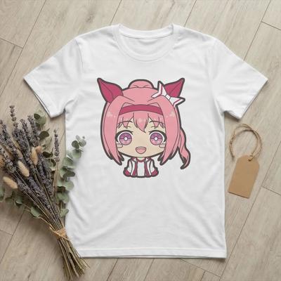 UmaMusu Haru Urara Uma Musume T Shirt Unisexs Cotton Clothing Funny Oneck Short Sleeve