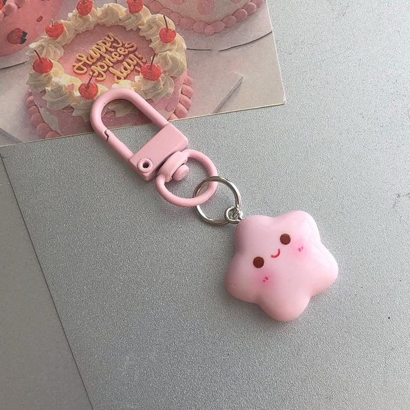 

Милый мультяшный брелок-подвеска в виде звезды, трендовые автомобильные брелки, изысканный универсальный рюкзак, украшения, аксессуары, подарки