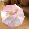 1pc Heart Wings Automatic Open/Close Umbrella Compact Folding Umbrella with 8-Rib Shaft for Women/Men, Elegant Birthday1146S