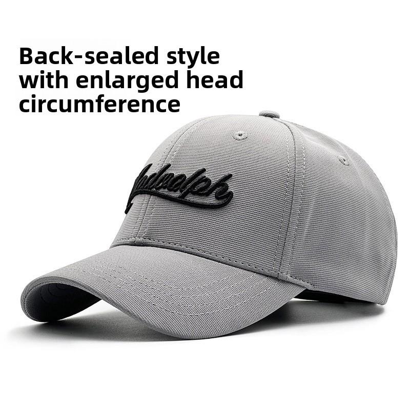 Street Style Baseball Cap With Embroidered Letters For Sun Protection Men Women