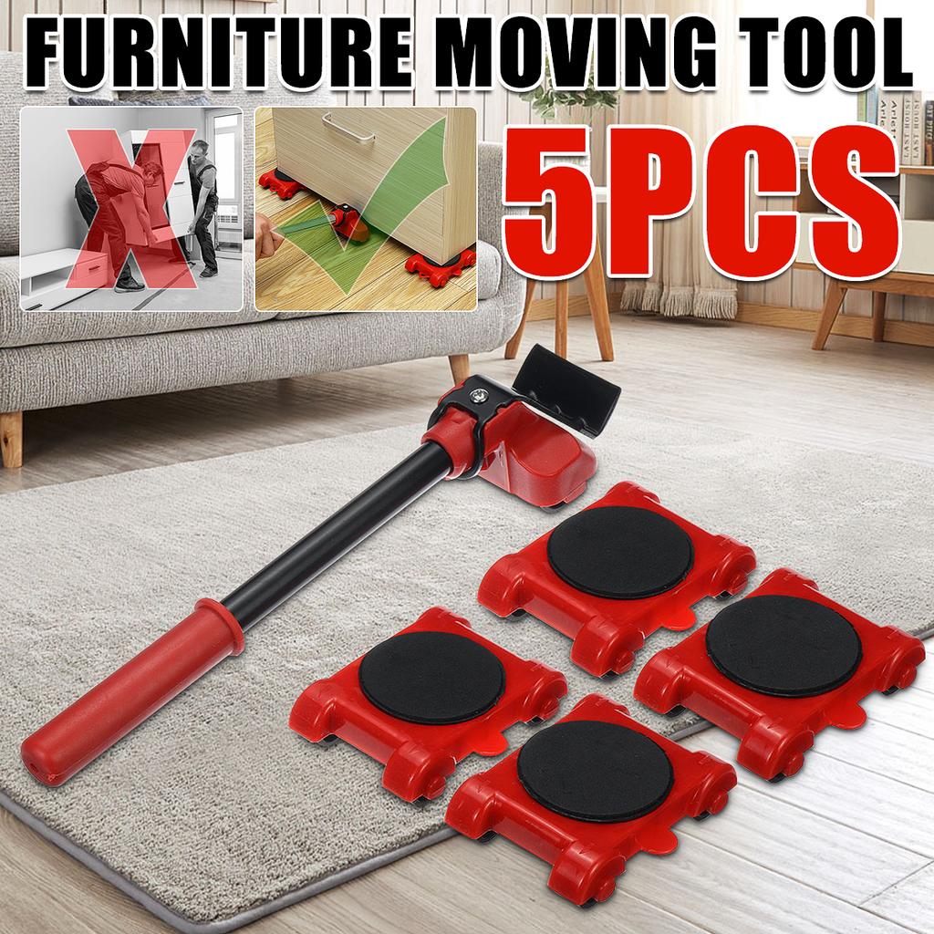 Buy 5Pcs Heavy Duty Furniture Lifter Transport Tool Furniture Mover set