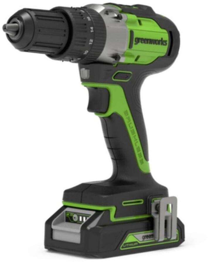 Дрель-шуруповёрт Greenworks GD24DD60K2