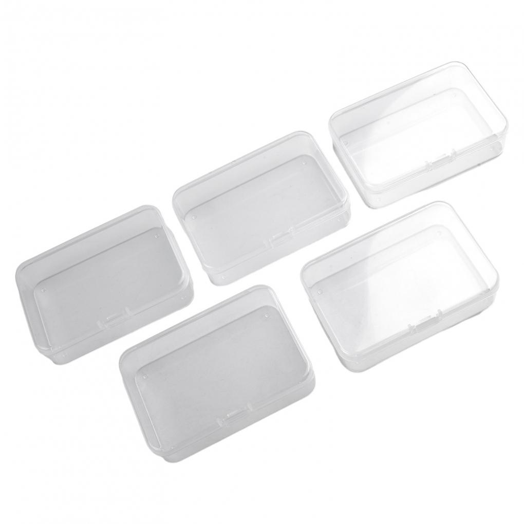 5pcs Plastic Box Storage Useful Container Packaging