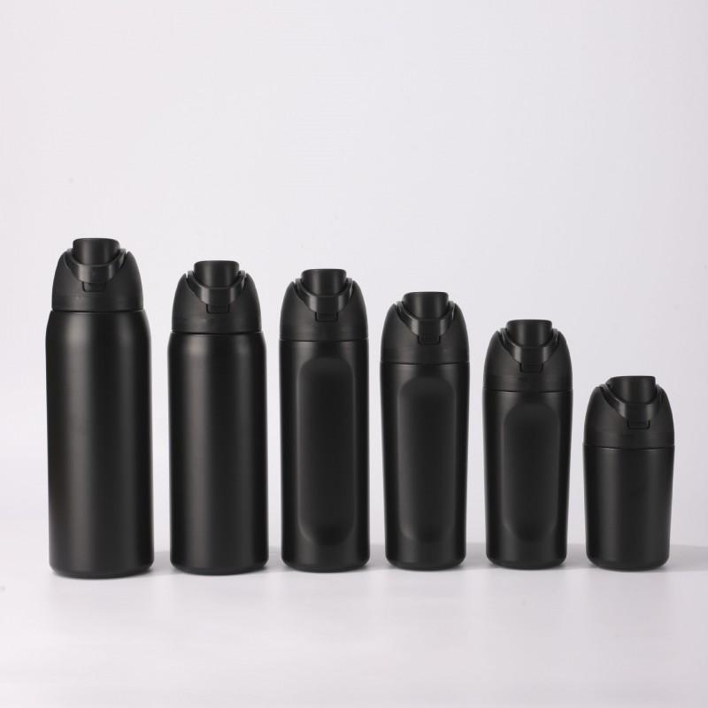 40oz Stainless Steel Vacuum Insulated Tumbler With Dual Lid Straw Cup Gym Outdoor Travel Office Use