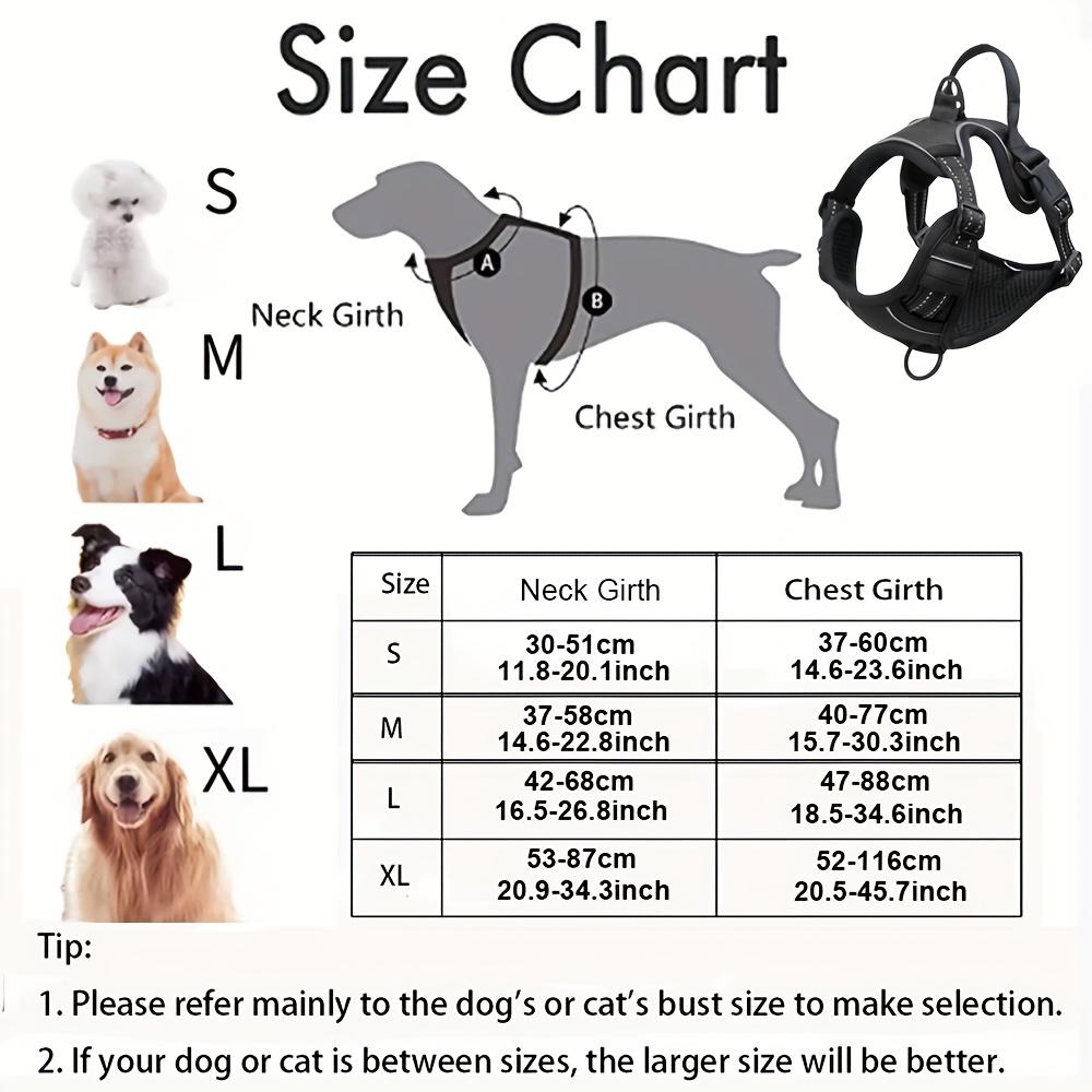 1 Piece of Non Pull Dog Vest Adjustable Service Vest with Reflective Strip Suitable for Training Dog Walking Equipment Adjustable Dog Vest