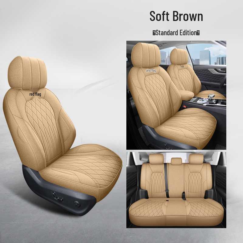 

Hongqi HS5 Car Seat Cushion - Full Surround, Four Seasons, Breathable, Non-slip, Universal Linen Fabric, 25. Car Model Year