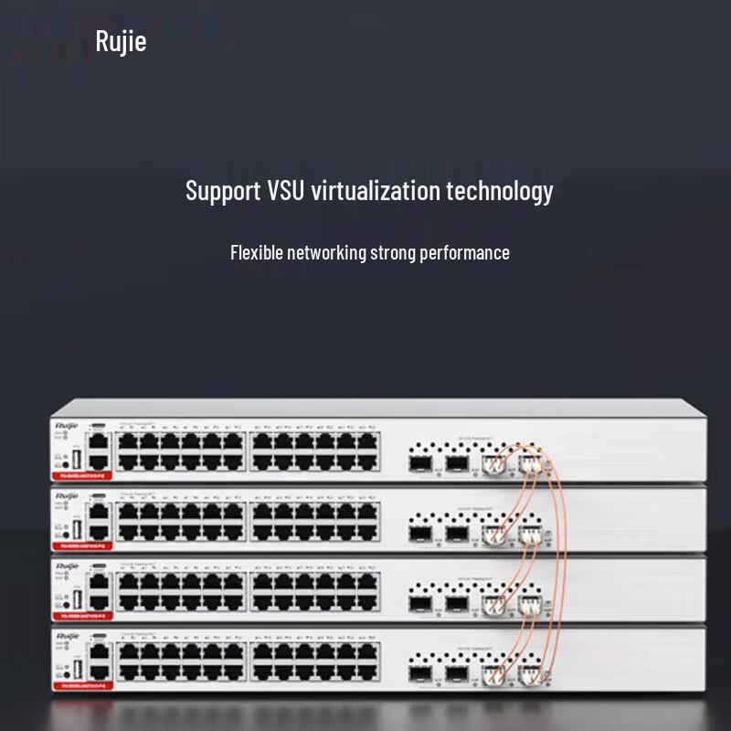 Ruijie 24-Port Gigabit POE Layer 3 Managed Switch