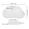 Bathtub Storage Resin Molds Easy Demoulding DIY Epoxy Casting Silicone Molds for Storage Keychain Jewelry Candy