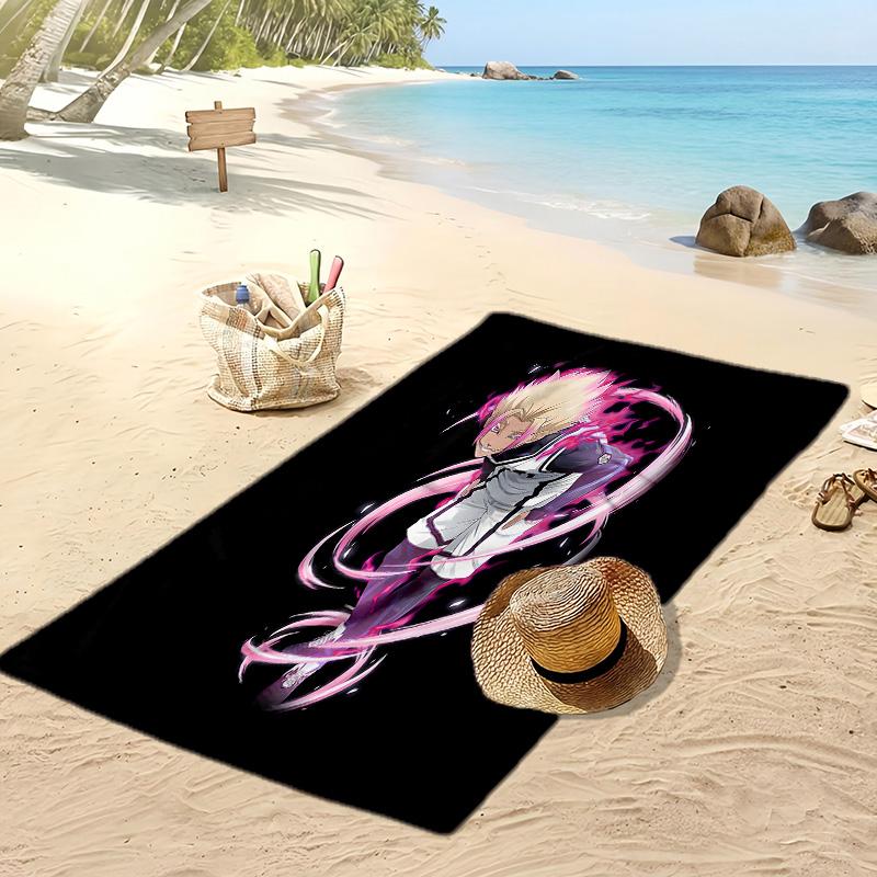 Shidou Ryusei Printed Quick Dry Beach Towel Super Absorbent Soft Lightweight Bath Towel for Pool Summer Travel