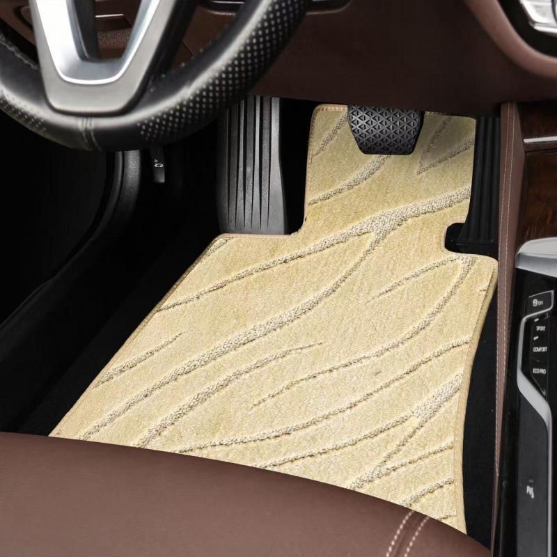 Starry Sky Odorless Velvet Car Floor Mats - Thick, Eco-Friendly Upper Layer [Driver Side]
