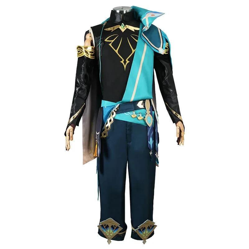 Game   Sumeru Al Haitham Cosplay Costume Al Haitham Wig Men's Uniform Halloween Alhaitham Outfits