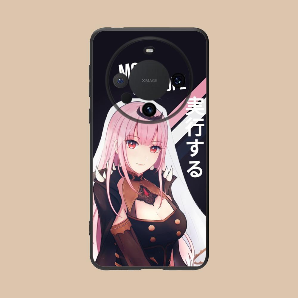 Holo Mori Calliope Matte TPU Mobile Phone Case for Huawei Mate 60 50 40 30 20 10 Pro Plus Lite E 5G Colorful Printing Cover