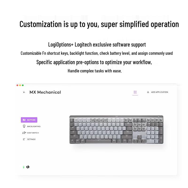 Logitech MX Mechanical Mini Compact Keyboard