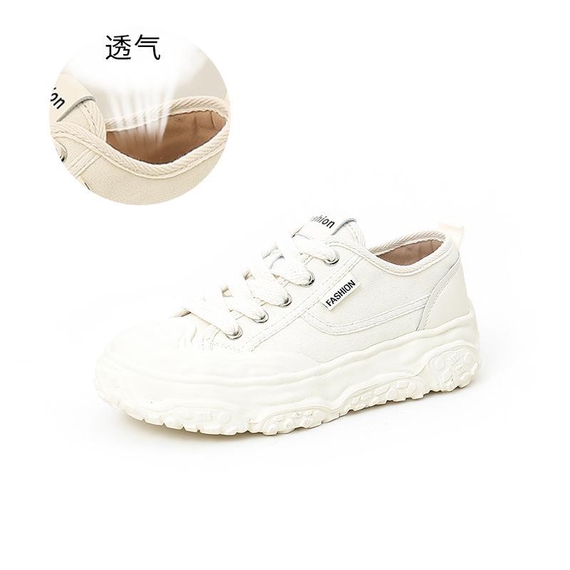 

New ugly cute canvas shoes women s 2025 spring new women s platform casual shoes women s fashion versatile little white shoes women 35 бежевий