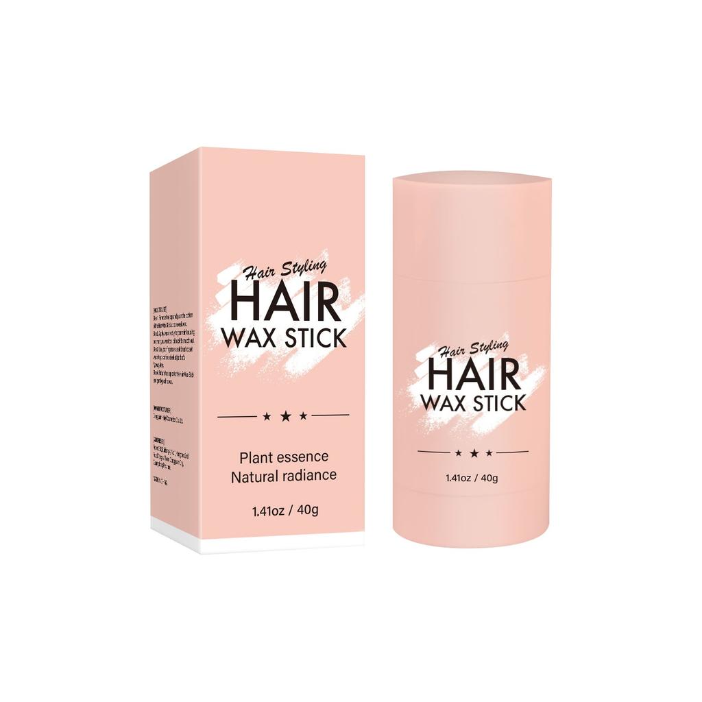 Styling Wax Bar Nourishing And Portable For Hair Grooming, Adds Shiny Long-Lasting Hold And Volumizes Hair Easy 40g