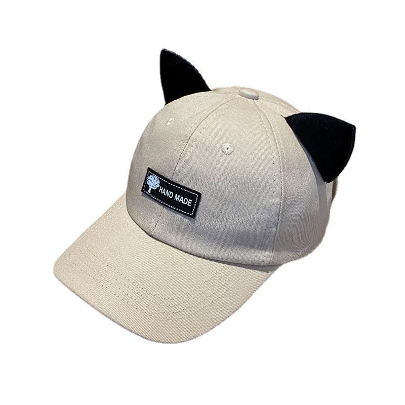 Cute Cat Ears Aviator Sunglasses Hat - Women's & Children's Sunshade Cap