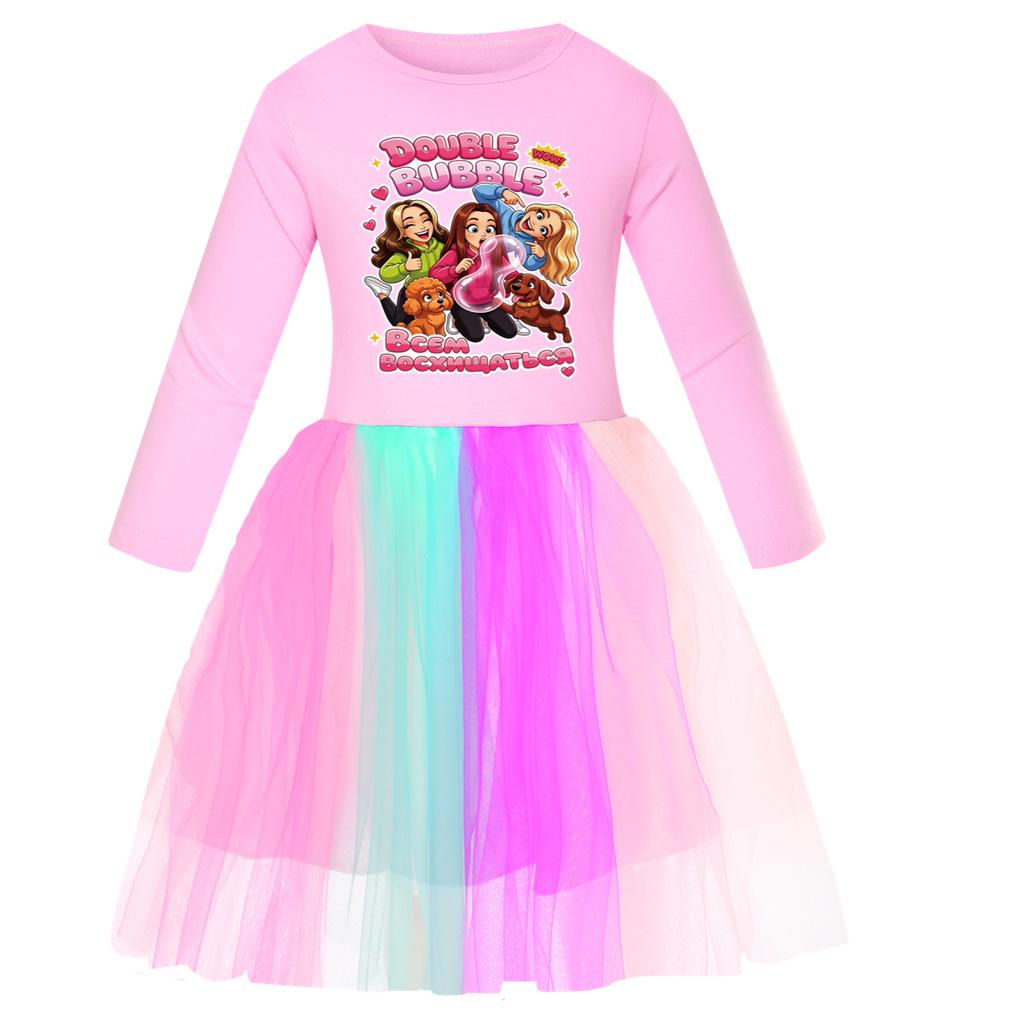 Double bubble girls star rainbow lace jumpsuit 5903
