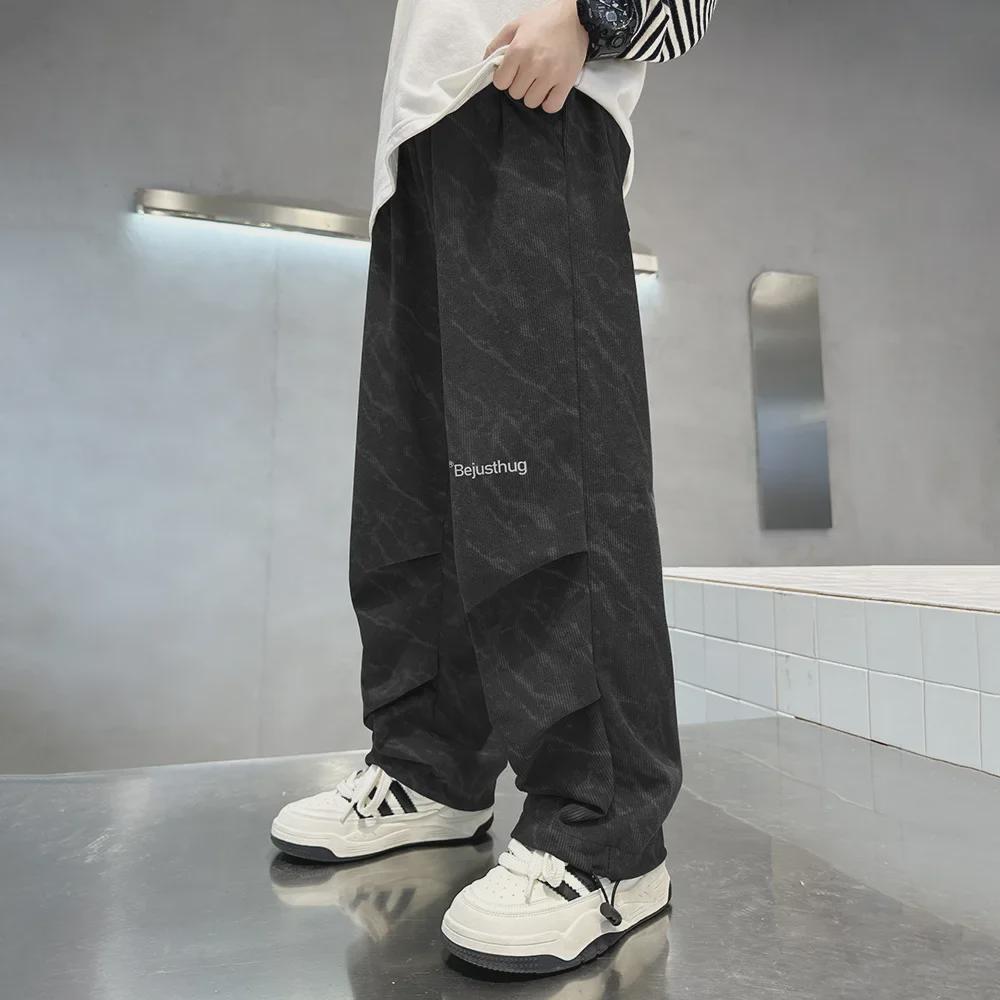 Jungen Cord Mode Trend Hose - 2024 Herbst/Winter Lässige Gerade Hose