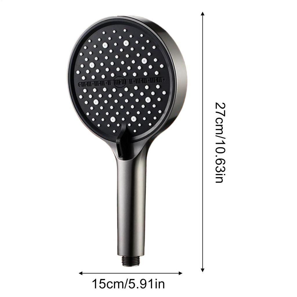 Shower Head With Handheld High Pressure 7-Spray Mode Shower Head Rust-Proof Replacement Parts For Wall Hard Water Daily
