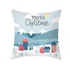 Cartoon Print Christmas Pillow Cover Office Sofa Cushion Pillow Cover Cross-border Home