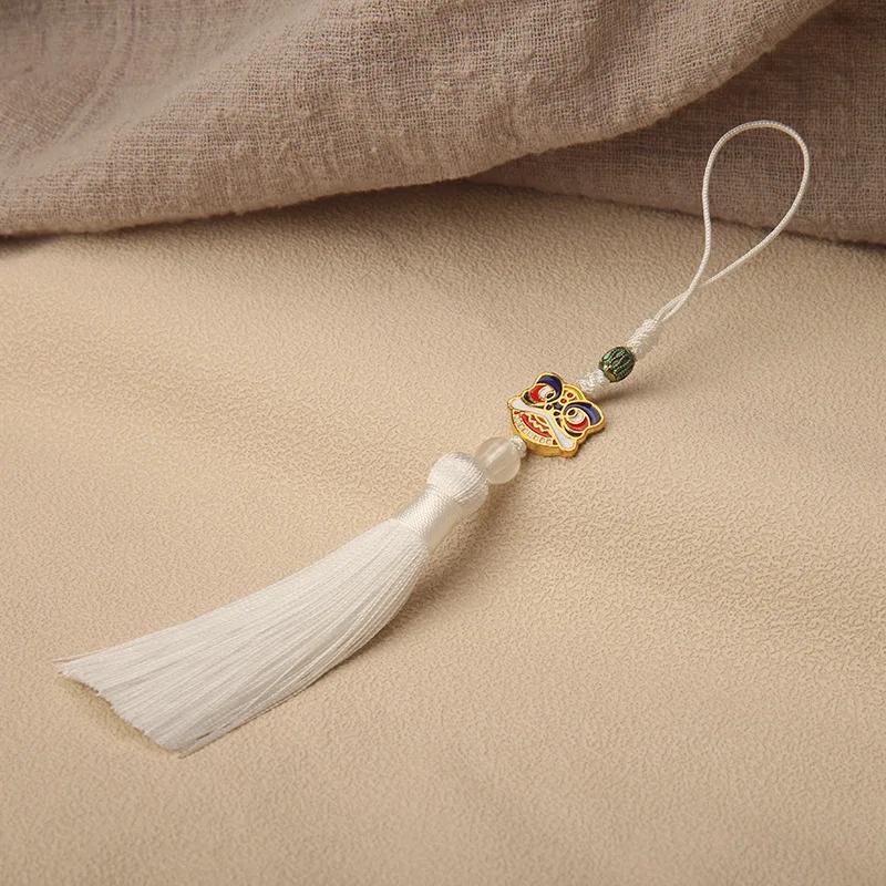 

3Pcs Imitation Chinese Knot Tassels DIY Curtain Clothes Bag Craft Supplies Classical Style Tassel Pendant 8cm Cloisonn Tassel 3pc белый
