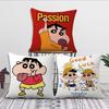 Cushion Cover Soft Pillow Case for Kawaii S-Shin Sofa Chan Living Room Home Funny Cute Decor Protective C-Crayon Cartoon Cover
