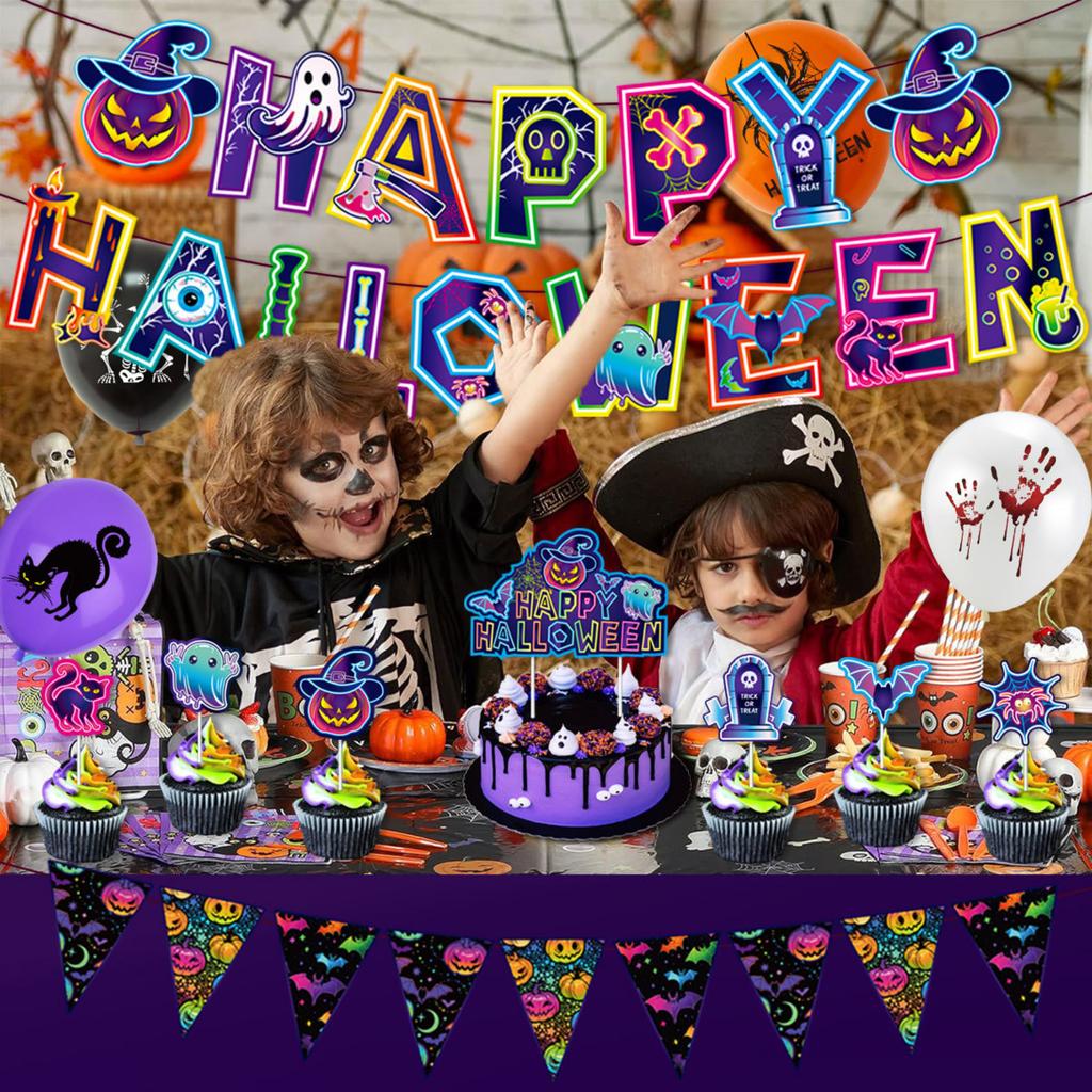 Theme Birthday Party Decoration Birthday Flag Balloons Cake