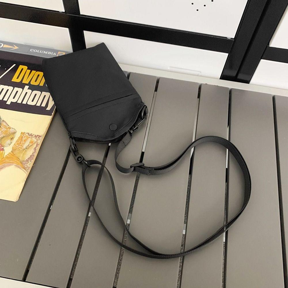 Casual Mini Square Bag Large Capacity Mobile Phone Bag Storage Purse Nylon Crossbody Bag Outdoor