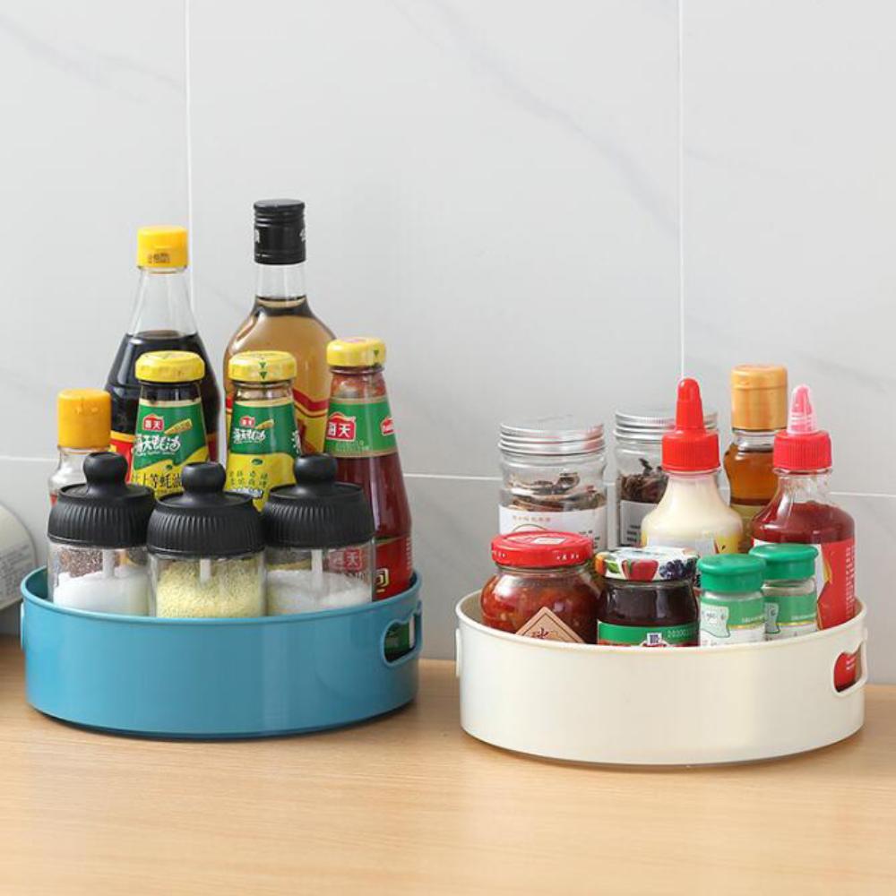 Satın alın 360 Rotating Tray Kitchen Storage Containers for Spice Jar ...