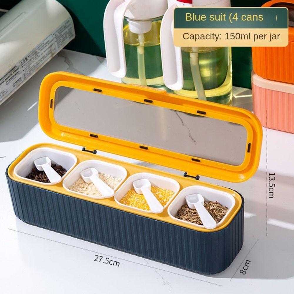 Combination Set Seasoning Can Creative Condiment Jars New Seasoning Box  Kitchen