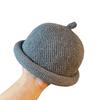 Wool Melon Cap for Women in Autumn and Winter Yuppie Dome Nipple Retro Watermelon Hat Japanese Dome Hat Men's Trendy Landowner Hat