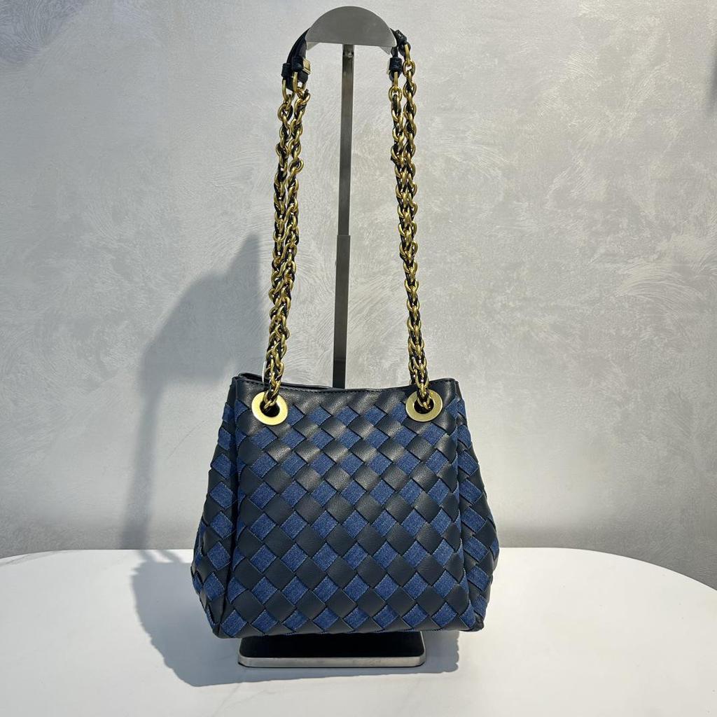 2025 Women's Handmade Leather Woven Chain Bag – Versatile Shoulder & Messenger Bag