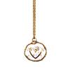 Fashionable Celestials Pendant Clavicle Chain Transparency Sun Moon Star Love Charm Necklace Accessories