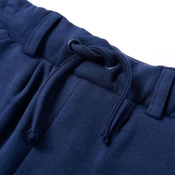 Pantalons pour enfants avec cordon de serrage bleu marine 92/104/116/128/140