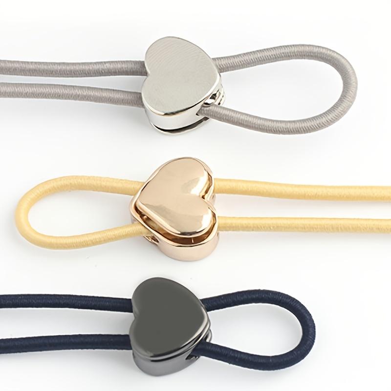 10Pcs Multifunctional Heart Drawstring Lock, Spring Buckle Regulator, Sweater and Backpack Drawstring Stopper