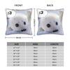 Seal Sea Cute Square Pillow Case  Cushion Covers Awesome Zipper Decorative Pillowcase for Seat 45x45cm