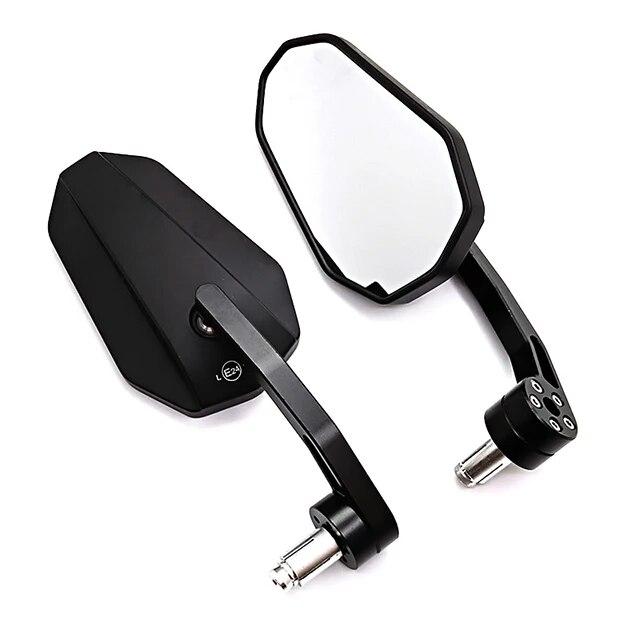 

Motorcycle Handlebar Mirror Rearview Motorcycle Bar End Mirrors For Honda cb500x pcx msx 125 shadow r1200gs For Yamaha MT09 MT07 чёрный