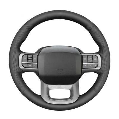 Hand Stitching Car Steering Wheel Cover Wrap for Ford F-150 F150 2026 2026 2026 F150 Lightning 2026 2026