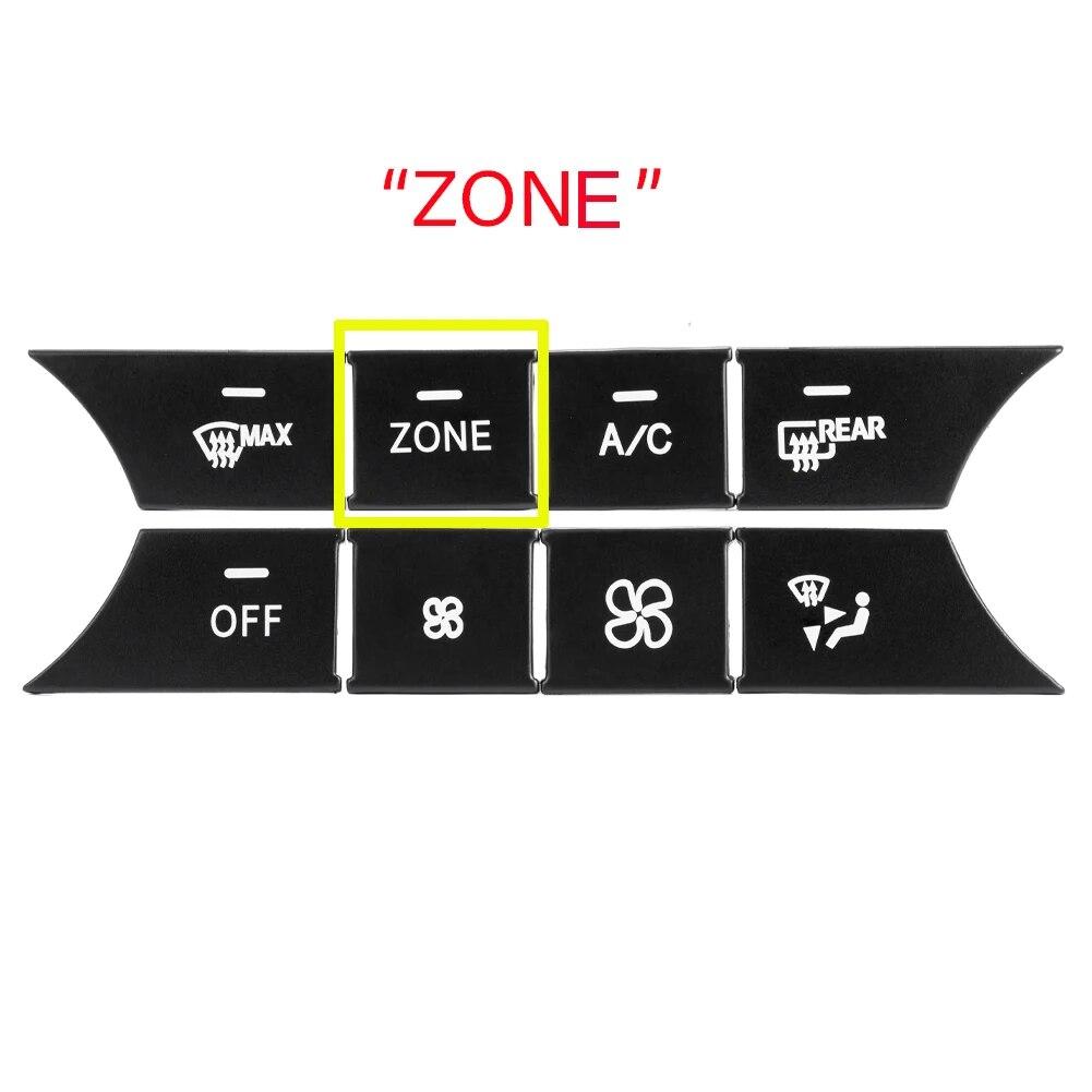 ABS Black for Mercedes Benz C Class W204 GLK X204 Accessories Interior Car Central Console Air Conditioning AC Button Sticker