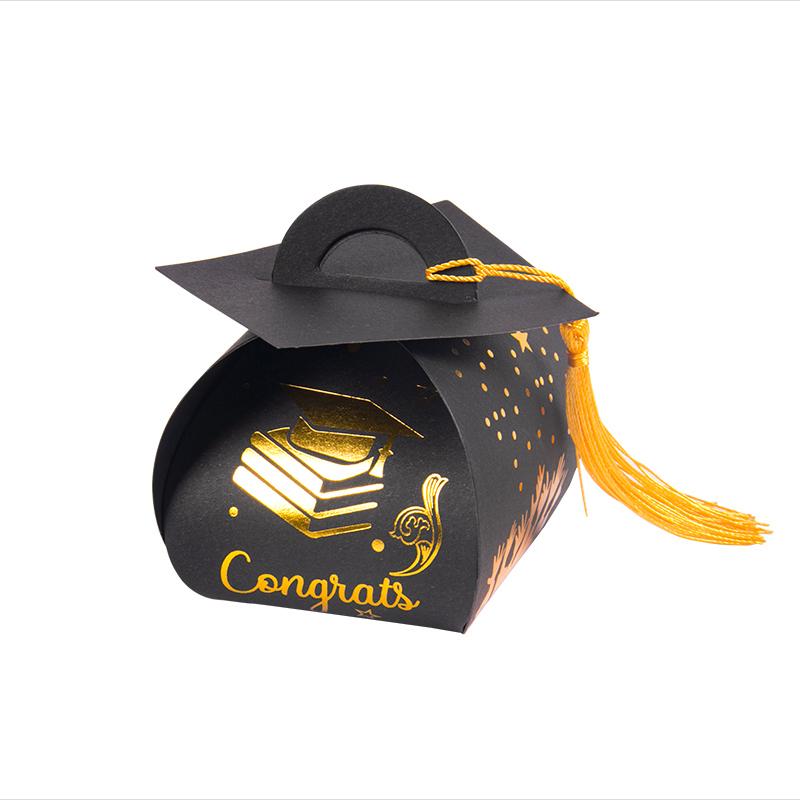Graduation Decorations Class of 2025 Congrats Grad Balloon Paper Banner Cake Topper Gift Box Graduation Season Theme Party Decor