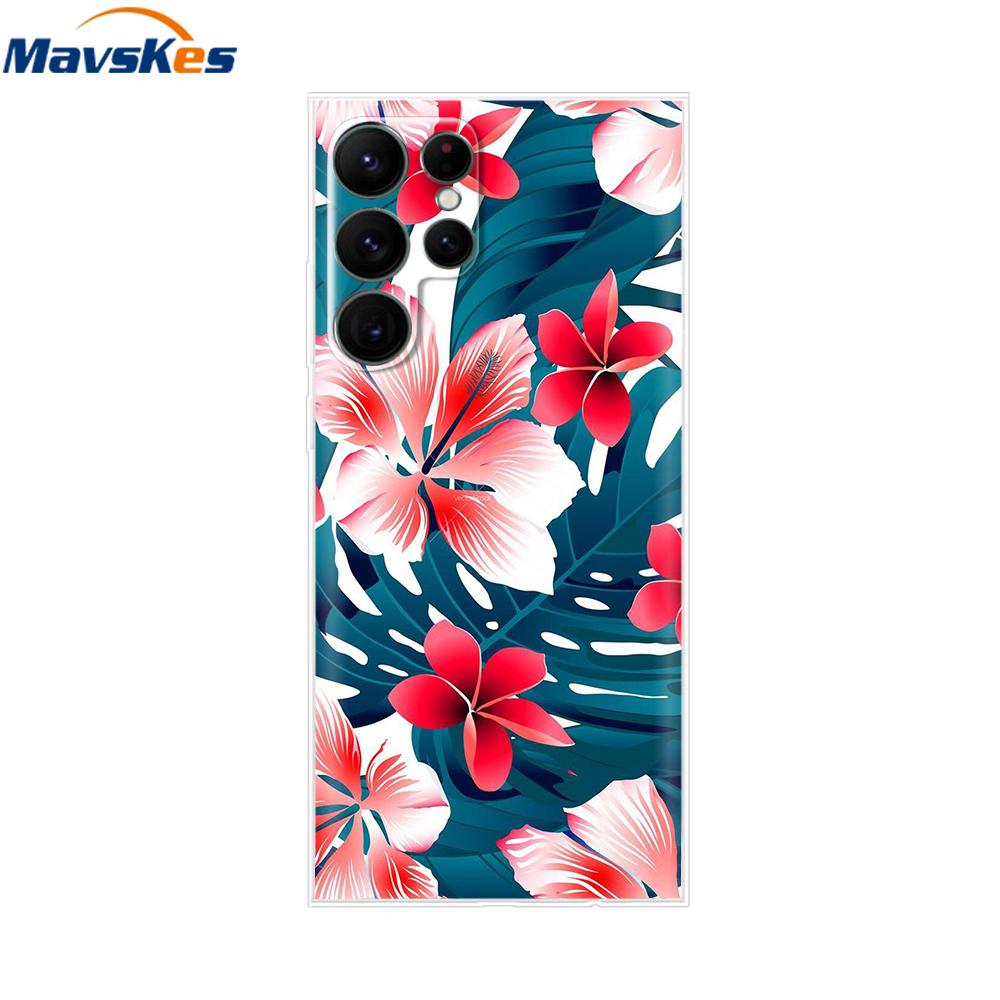 For Samsung Galaxy S22 Ultra Case Silicone Soft Clear Bumper Back Cover For Samsung S22 Ultra Cases For Samsung S22 Ultra Fundas