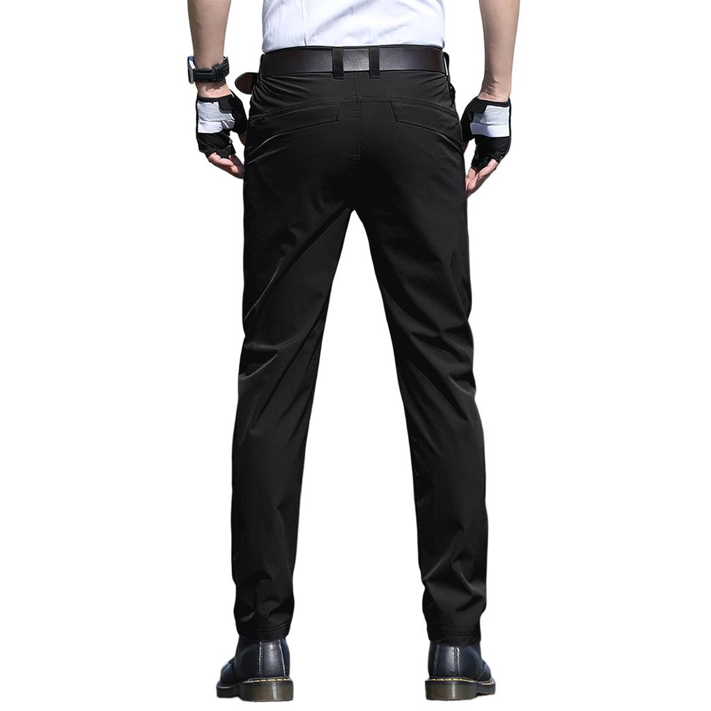 Men's  Work Pants Outdoor Work Fishing Camping Waterproof Wear-resistant Multi-Pocket Work Pants (Belt Not Included)