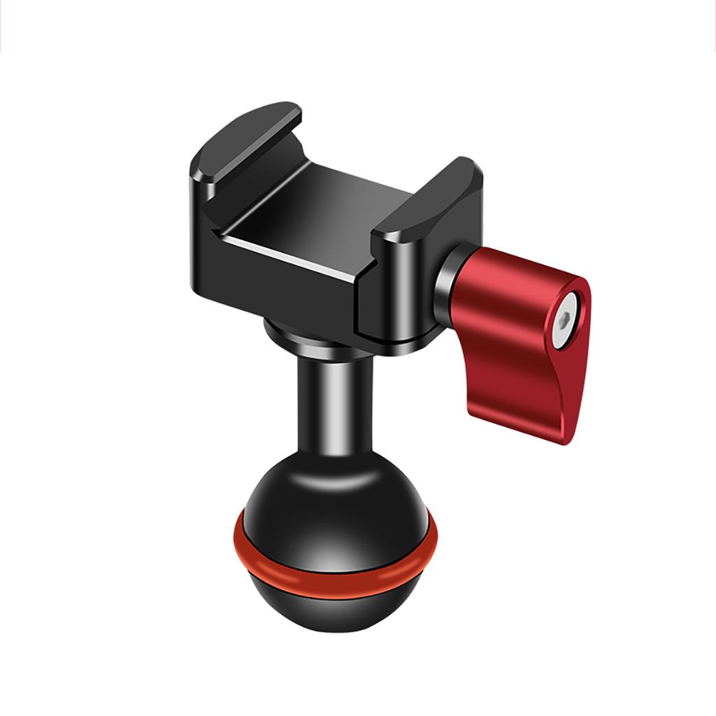 20mm Ball Head Adapter Mount NATO Clamp Cold Shoe Mount for DSLR Camera Cage Monitor Mount Light Holder Phone Stand