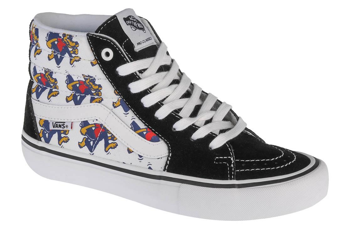 Vans Skate Wolf Sk8 Hi Pro, Unisex schwarze Sneaker 37 schwarz
