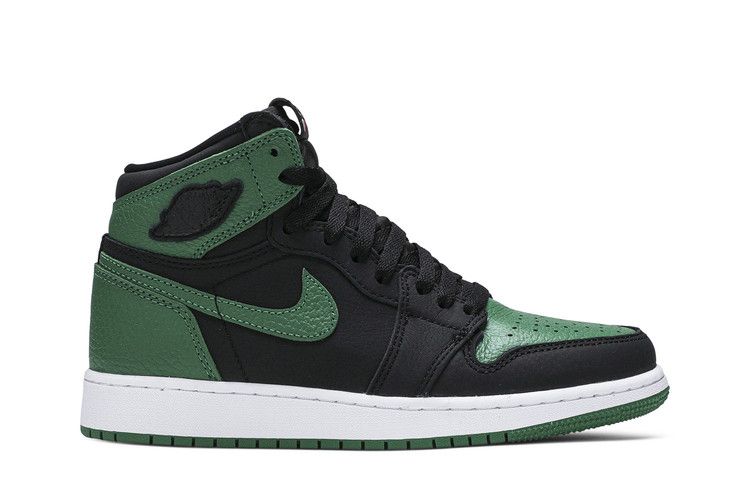 Jordan 1 Retro Vysoká Borově Zelená Černá (GS)