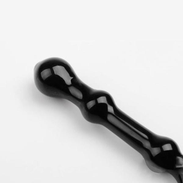 Black Anchor Shape Crystal Glass Massage Stick